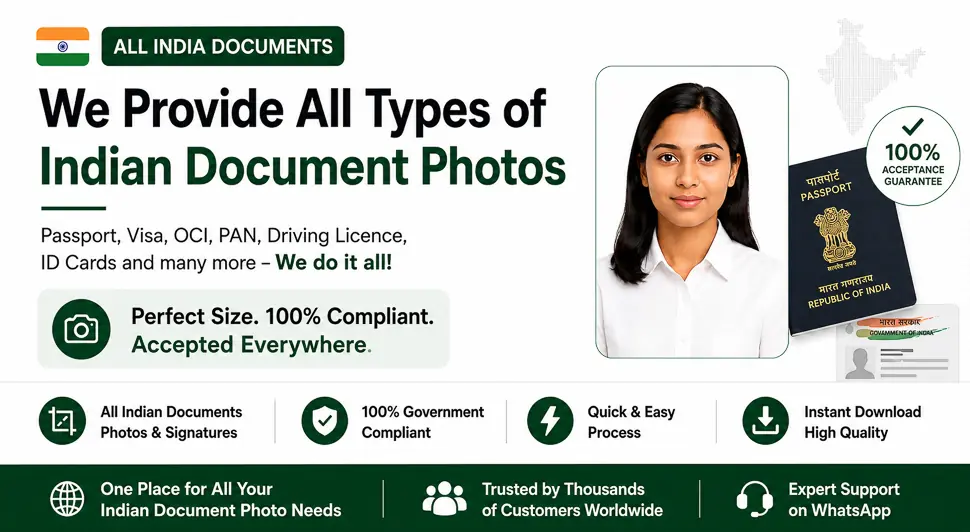 Indian Document Photo Online