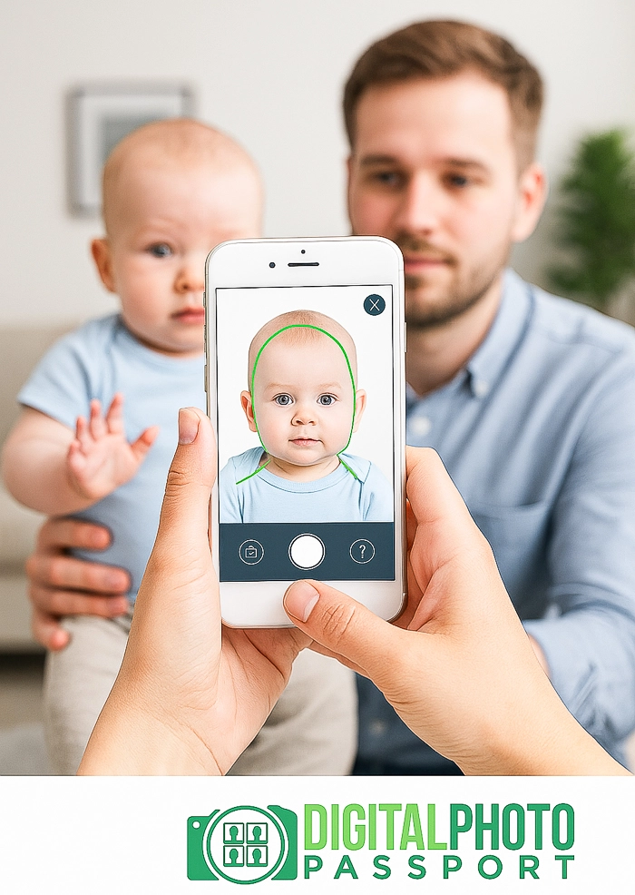 Passport size photo maker baby